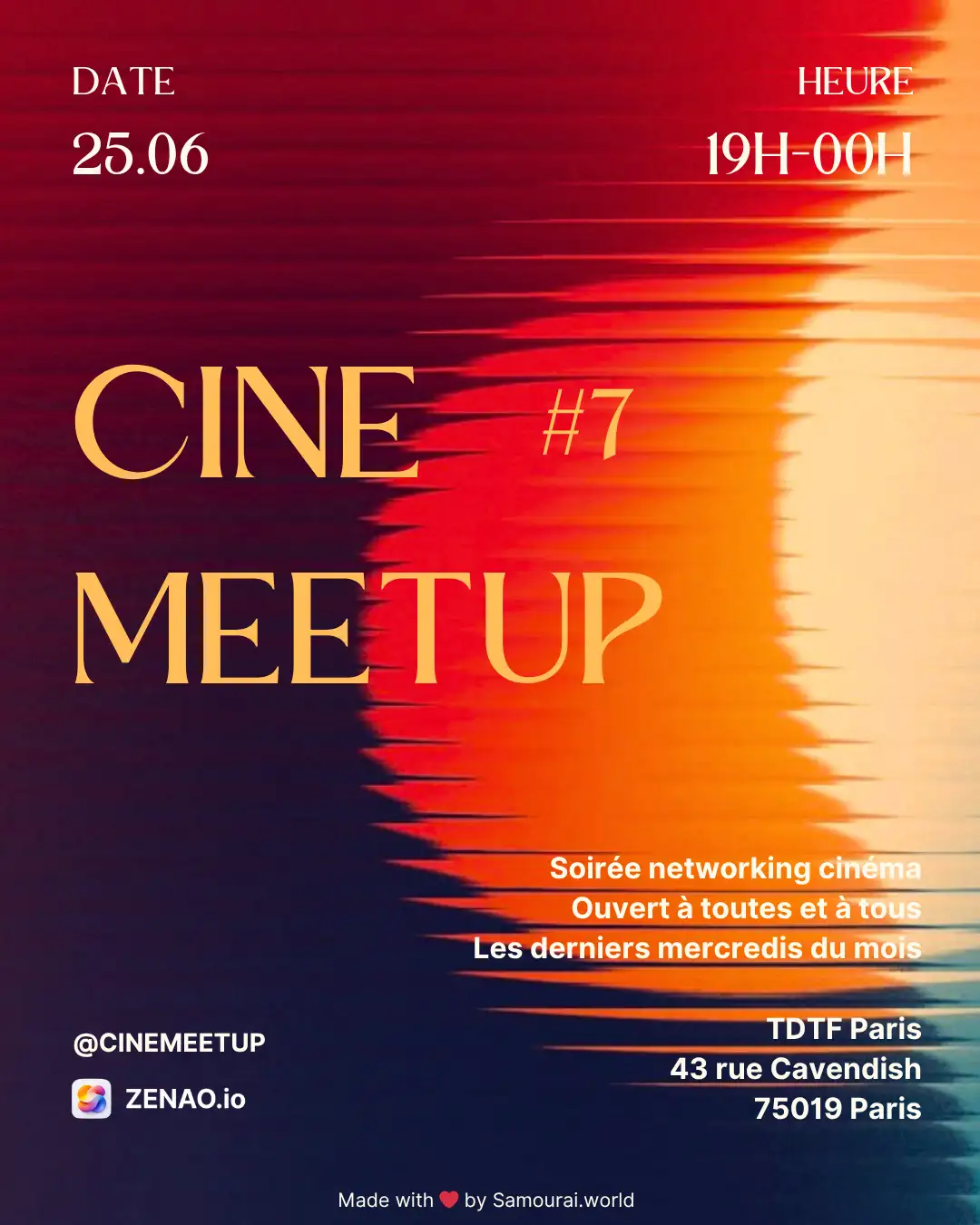 Event presentation