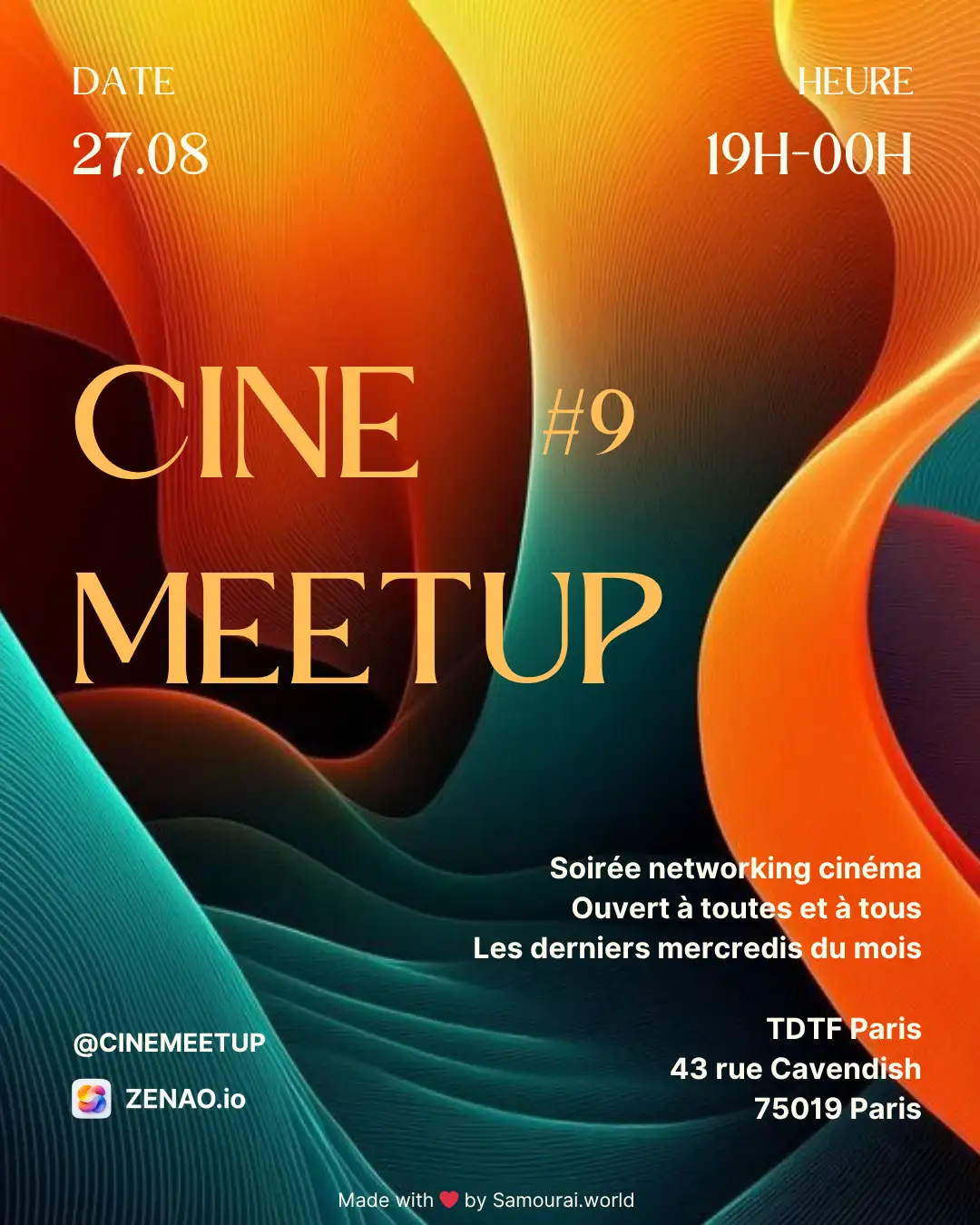 Event presentation