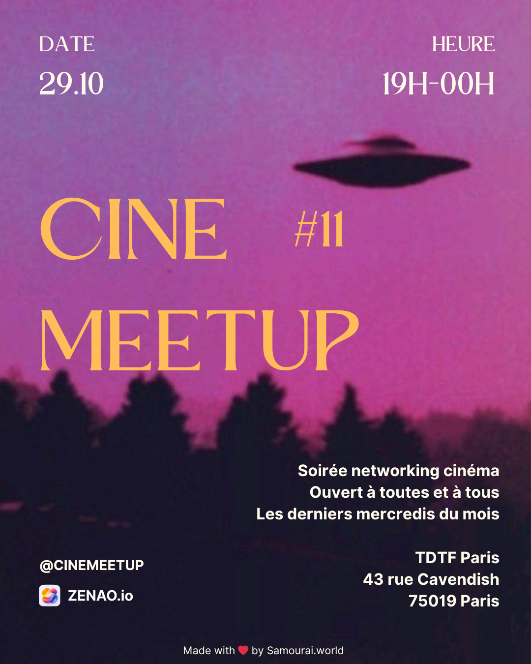Event presentation
